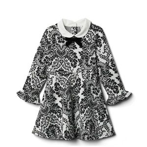 Janie and Jack Damsk Pattern Dress